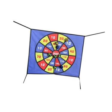 Imagem de simhoa Placa de dardo de trampolim infantil, jogo de jogo divertido Divertido Dartboard Trampoline Target para jogos Sports Indoor Birthday
