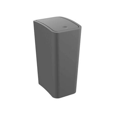 Imagem de Lixeira Astra Ltc2 Com Tampa Click 8l Retangular Preto