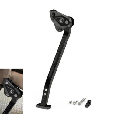 Imagem de NICECNC Suporte ajustável preto de alumínio para baixo compatível com Yamaha YZ450F 2023-2024