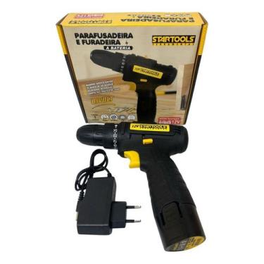 Imagem de Parafusadeira Furadeira Bateria 12v Bivolt Startools Ar0739