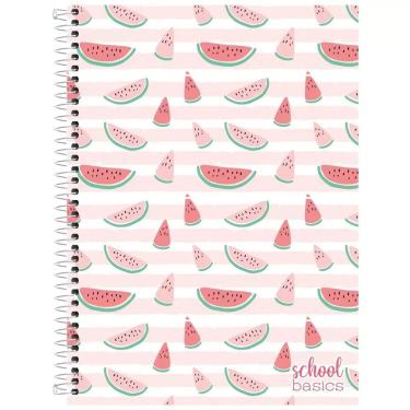 Imagem de Caderno Universitário Estampado 1 Matéria 80 Folhas School Basics - Sortido