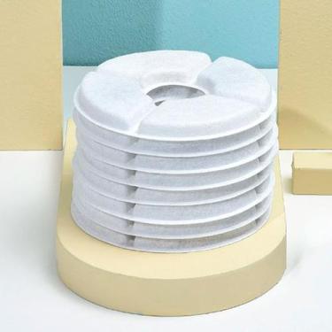 Imagem de Refil Para Bebedouro Fonte Pet Kit 4 Refis Filtro Purificador Carvão A