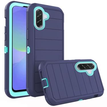 Imagem de Asuwish Capa de telefone para Samsung Galaxy A36/A56, capa de celular híbrida à prova de choque de grau militar, acessórios para celular de proteção rígida resistente de corpo inteiro A 36 56 mulheres
