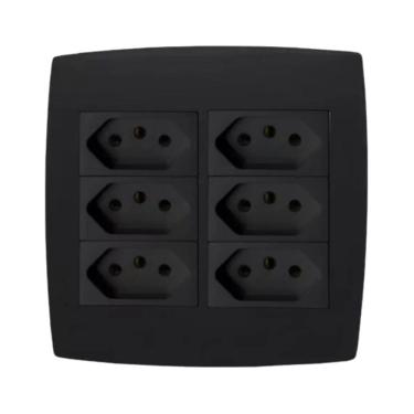 Imagem de Conjunto 4X4 6 Tomadas 10A Home