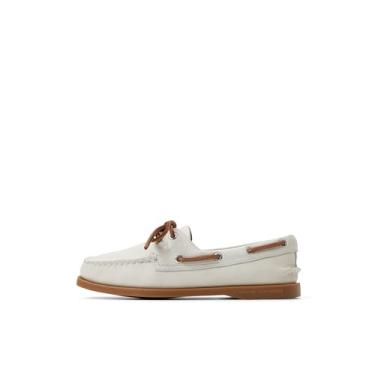 Imagem de Sperry Sapato náutico feminino Ao 2 Eye, Branco liso, 36