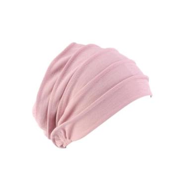 Imagem de Cachecol de cabeça de quimioterapia de algodão turbante chapéu de dormir boné étnico compatível com mulheres com quimioterapia e câncer, perda de cabelo, pele quimioterapia, lenço de cabeça