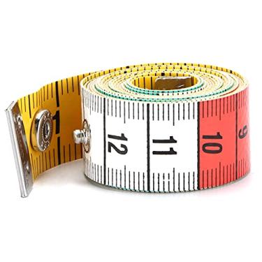 Imagem de Fita Mole Medir a Régua Flexível Em Escala Dupla Fita Adesiva Com Marcas Transparentes para Costurar Alfaiataria tricô de Tecido de Tecido de Tecido