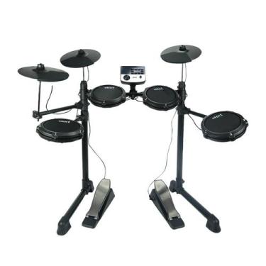 Imagem de Bateria Eletrônica 7 Pads Midi Usb 165 Timbres Para Adultos E Crianças