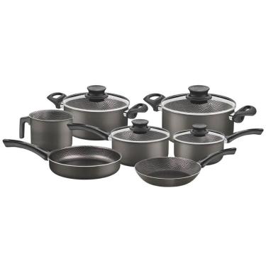 Imagem de Conjunto de Panelas Tramontina Paris Jogo 7 Peças Tampa Vidr