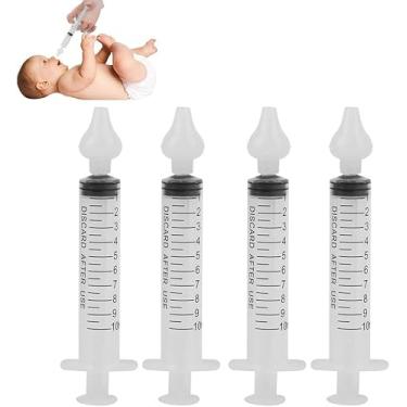 Imagem de Aspirador nasal para bebês, 2 caixas profissionais de seringa, irrigador nasal para bebês, dispositivo de enxágue com ponta de sucção nasal de silicone limpa e reutilizável