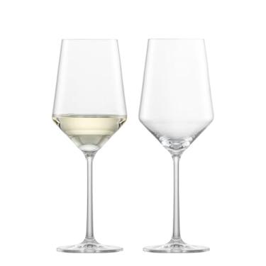 Imagem de Zwiesel Glas Pure Tritan Crystal Stemware Collection Glassware, 2 unidades (pacote com 1), Sauvignon Blanc/Rosa/Degustação, Taça de vinho branco