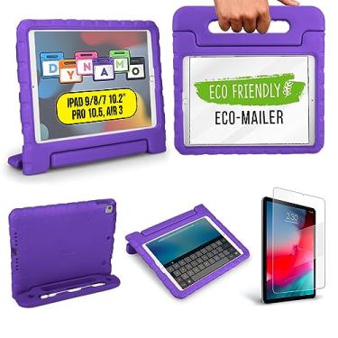 Imagem de Cooper Cases Dynamo Kids iPad 9ª geração oficial | iPad 9ª geração infantil, iPad 8ª/7ª/10,2 polegadas para crianças, leve com protetor de tela, alça, suporte de lápis (roxo uva)