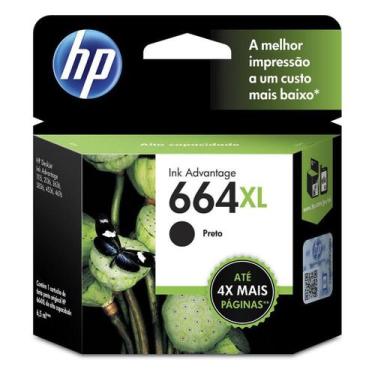 Imagem de Cartucho Tinta Hp 664xl Preto Original
