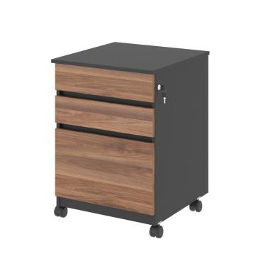 Imagem de Gaveteiro Com 3 Gavetas Nora Noce Preto