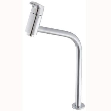 Imagem de Torneira Para Banheiro De Mesa Bica Alta Angra 1203 Meber Cromado