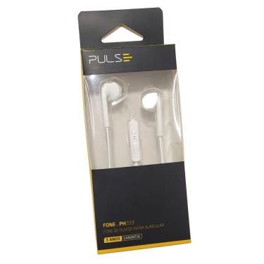 Imagem de Fone De Ouvido Intra Auricular Pulse Branco/preto Ph333
