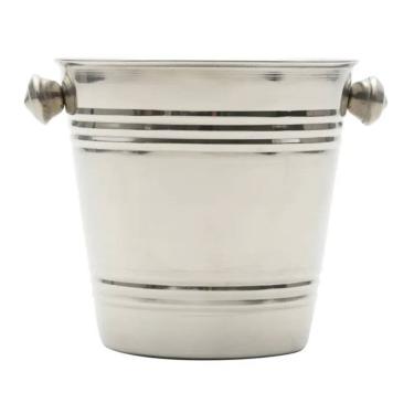 Imagem de Balde Para Gelo De Aço Inox Prime 12cm-900ml Lyor