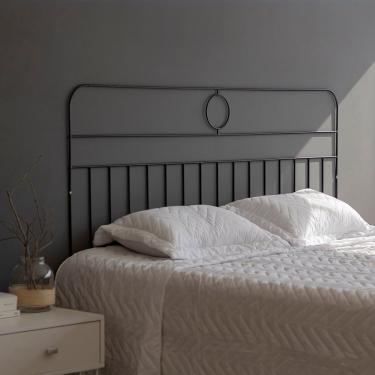 Imagem de Cabeceira Aramada Brandemburgo Queen Preto