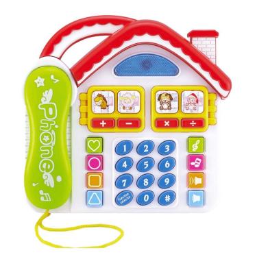 Imagem de Telefone Divertido Casa C- Luz E Som - Dm Toys