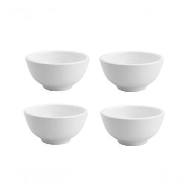 Imagem de Conjunto Com 4 Bowls De Porcelana Clean 11,5cm X 5,5cm 8486 - Lyor