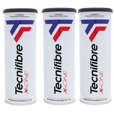 Imagem de Bola Tênis Tecnifibre X One 3 Tubos Com 3 Bolas Perfornance
