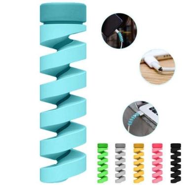 Imagem de Kit 120 Protetor Cabo Usb Fio Carregador Celular Fone Ouvido - Things 