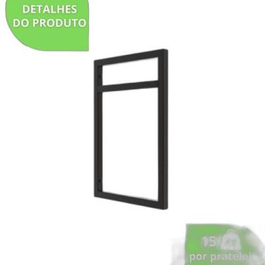 Imagem de Prateleira Estilo Industrial Cozinha De Parede Gnd Pb 80Cm - Metalcrom