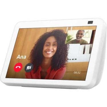 Imagem de Echo Show 8 2nd Gen Assistente Alexa 8'' 13mp Amazon Branca