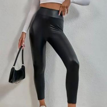 Imagem de Calça moda balada cós alto cirre - menina doce modas, Preto, gg