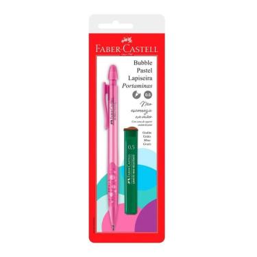 Imagem de Lapiseira 0.5mm Bubble - Rosa pastel - SM/05BBRS - Faber-Castell