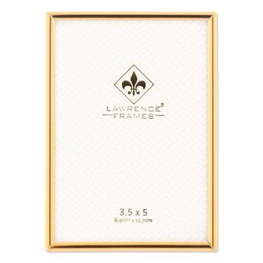 Imagem de Lawrence Frames Porta-retrato de metal simplesmente dourado 8,5 L x 12,7 cm A (670035)