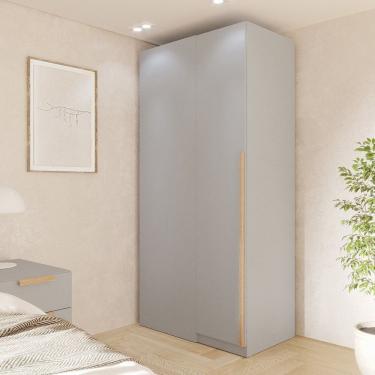 Imagem de Módulo De Canto Linear 1 Porta Jade Cabecasa Madeiramadeira Cinza Urbano