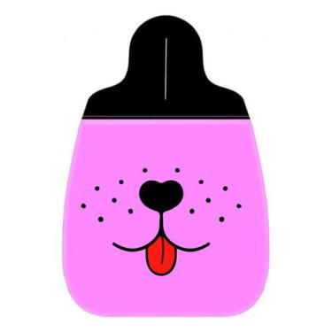 Imagem de Lixeira Lixinho Carro Cachorro Rosa Lingua Lindo - CN