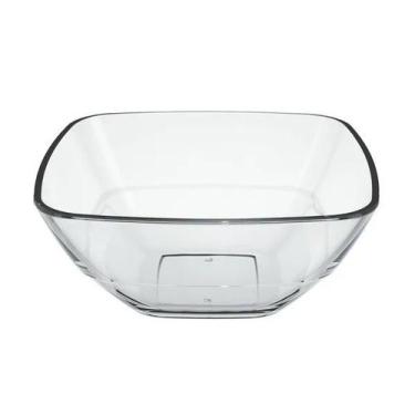 Imagem de Kit 4 Saladeira Bowl Tigela Vidro Duralex Quadre 420ml Nadir - Nadir F