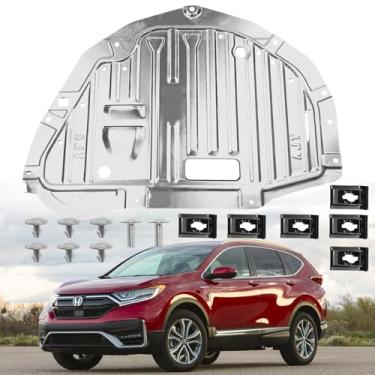 Imagem de MOVIRUI 74112-TLA-A01 Protetor contra respingos de motor sob ajuste para Honda CRV EX EXL 2017 2018 2019 2020 2021 2022 capa de proteção de motor de alumínio para substituição 74112TLAA01