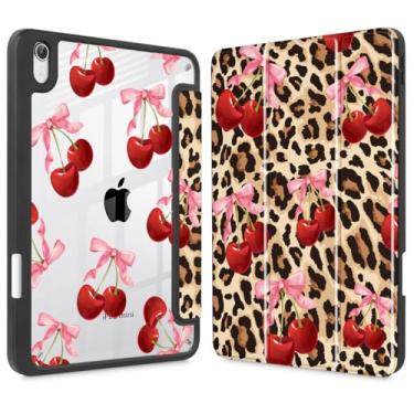 Imagem de May Chen Capa fina para iPad mini 7 (A17 Pro, 7ª geração) 2024/iPad mini 6 (6ª geração) 8,3 polegadas, [suporte de lápis embutido] capa à prova de choque, capa traseira transparente transparente e