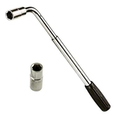 Imagem de Chave de Roda Alongável Telescópica com Soquetes 17-19-21-23mm – Ferramenta Pesada Automotiva Universal