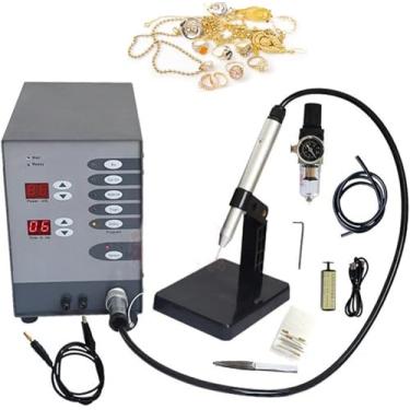 Imagem de Kit De Soldador De Joias Permanente, Solda A Ponto Automática, Ouro Maciço Soldável, Alumínio, Soldagem De Titânio E Ortodontia Para Restauração De Joias