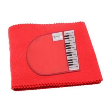 Imagem de Colaxi Capa protetora contra poeira para teclado de piano com 61 teclas e 88 teclas, tecido prático para proteção de pianos verticais de cauda e presentes, Luvas de Cobertura