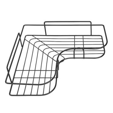 Imagem de Suporte De Banheiro Canto Porta Shampoo Organizador Premium Com Adesivo Sem Furar A Parede Prateleira Nicho Para Box Ideal Para Sabonete Cremes Itens De Higiene