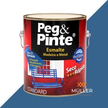 Imagem de Tinta Esmalte Sintético Brilhante Metal Madeira 3,6L Eucatex - Peg Pin