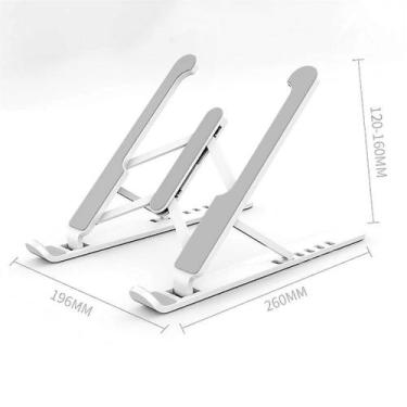 Imagem de Suporte P/ Notebook E Tablet Inclinavél Portátil - Branco - Skin Zabom