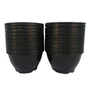 Imagem de kit com 40 cuia plástica resistentes para pendurar - pote 13 - PRADO
