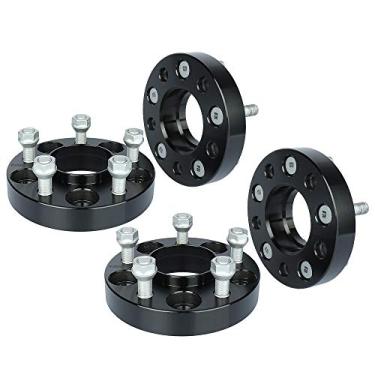 Imagem de Espaçadores Hubcentric IRONTEK de 2,5 cm 5 x 114,3 mm (furo de 70 mm, parafusos de 1/2 x 20) Adaptador de espaçadores de roda de 5 x 4,5 x 4,5 cm Serve para Ford Explorer Mustang Ranger Crown Victoria, Lincoln Mark VII, Mazda B2500 B3000