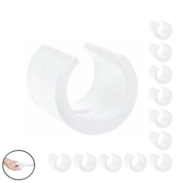 Imagem de Kit 12 Peças Proteção Para Pés Cadeiras 22,22mm Redondo Branco - 2309 Mor