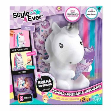 Imagem de Figura de Decorar - Style 4 Ever - Unicórnio Brilha no Escuro Grande - Fun Divirta-se
