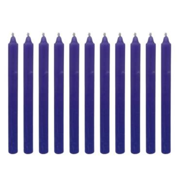 Imagem de VELAS OLIVEIRA, Velas Palito Branca/Colorida Por Kilo 32 Velas - 18cm Parafina Pura (Lilas)