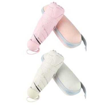 Imagem de Guarda-chuva BAODINI Travel Mini UV Protection UPF 50+ para mulheres
