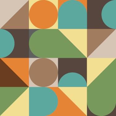 Imagem de VaryPaper Papel de parede geométrico abstrato 48 x 192 cm, papel de parede moderno art deco para quarto, sala de estar, papel de contato geométrico decorativo removível para armários e paredes