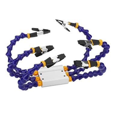 Imagem de Soldagem Helping Hands ABS ABS Flexível ARM Alumínio Base Base Terceira Ferramenta Ferramenta Tampa Removível Tampa de Borracha Para Peças da Estação de Soldagem